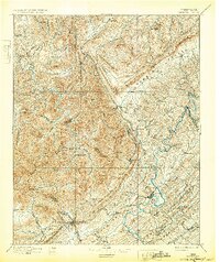 Briceville 1896 topographic map thumbnail