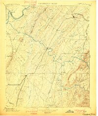 Cleveland 1901 topographic map thumbnail