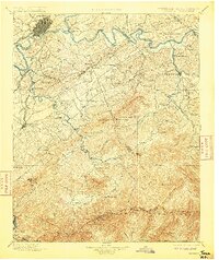 Knoxville 1901 topographic map thumbnail
