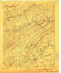 Maynardville 1900 topographic map thumbnail