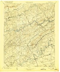Maynardville 1900 topographic map thumbnail