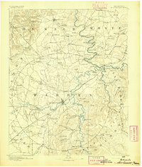 Mc Minnville 1893 topographic map preview