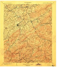 Roan Mountain 1904 topographic map thumbnail