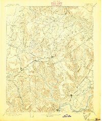 Sewanee 1895 topographic map thumbnail