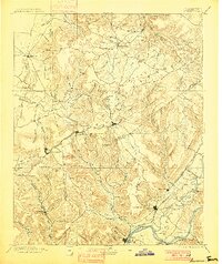 Sewanee 1895 topographic map thumbnail