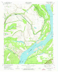 Pecan Point 1970 topographic map thumbnail
