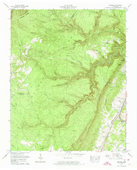 Pennine 1973 topographic map thumbnail