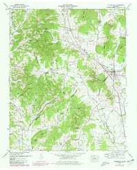 Petersburg 1951 topographic map preview