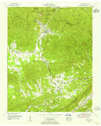 Petros 1952 topographic map thumbnail