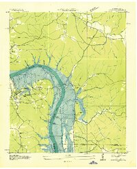 Pickwick 1936 topographic map preview