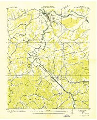 Pigeon Forge 1935 topographic map thumbnail