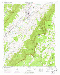 Pikeville 1956 topographic map thumbnail