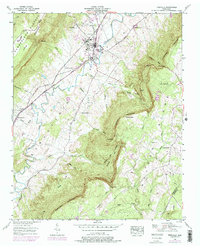 Pikeville 1956 topographic map thumbnail