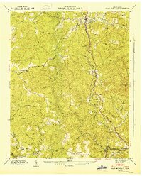 Pilot Mountain 1946 topographic map thumbnail