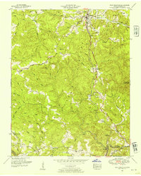 Pilot Mountain 1952 topographic map thumbnail