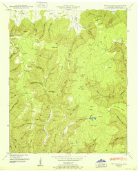 Pitcher Ridge 1951 topographic map thumbnail