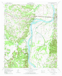 Pittsburg Landing 1972 topographic map thumbnail