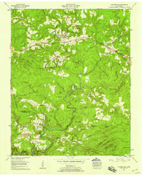 Pleasant Hill 1956 topographic map thumbnail