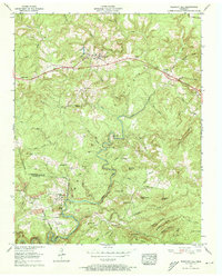 Pleasant Hill 1956 topographic map thumbnail