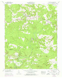 Pleasant Hill 1956 topographic map thumbnail