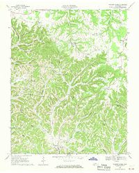 Pleasant Shade 1968 topographic map thumbnail