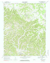 Pleasant Shade 1968 topographic map thumbnail