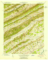 Plum Grove 1939 topographic map thumbnail
