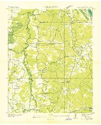 Poplar Creek 1936 topographic map thumbnail