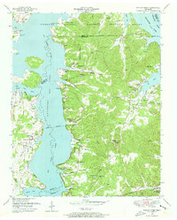 Poplar Creek 1949 topographic map thumbnail