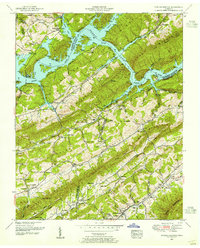 Powder Springs 1952 topographic map thumbnail