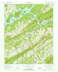 Powder Springs 1952 topographic map thumbnail