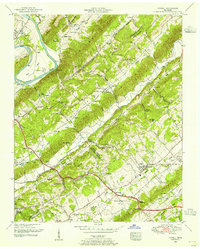 Powell 1952 topographic map thumbnail