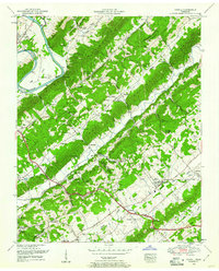 Powell 1952 topographic map thumbnail