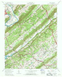 Powell 1968 topographic map thumbnail