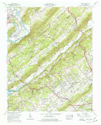 Powell 1976 topographic map thumbnail