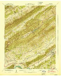 Pressmens Home 1940 topographic map thumbnail