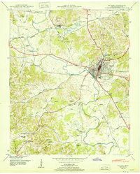 Pulaski 1951 topographic map thumbnail