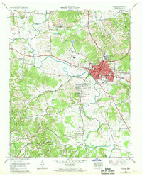 Pulaski 1966 topographic map thumbnail