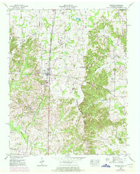 Puryear 1950 topographic map thumbnail