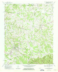 Red Boiling Springs 1968 topographic map thumbnail