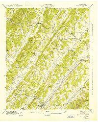 Riceville 1943 topographic map thumbnail
