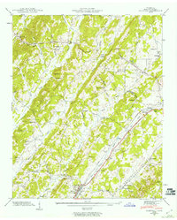 Riceville 1943 topographic map thumbnail