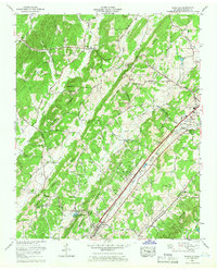 Riceville 1964 topographic map thumbnail