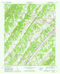 Riceville 1964 topographic map thumbnail