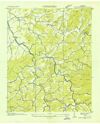 Richardson Cove 1935 topographic map thumbnail