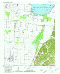 Ridgely 1964 topographic map thumbnail