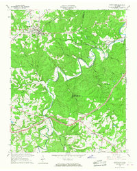 White Bluff 1966 topographic map thumbnail