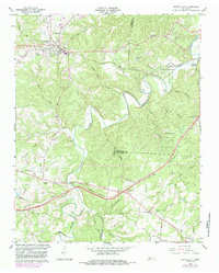 White Bluff 1966 topographic map thumbnail
