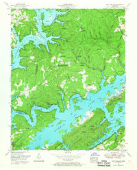 White Hollow 1952 topographic map thumbnail