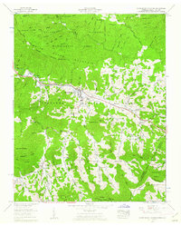 White Rocks Mountain 1960 topographic map thumbnail